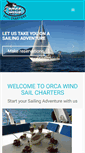 Mobile Screenshot of orcawindsailcharters.com